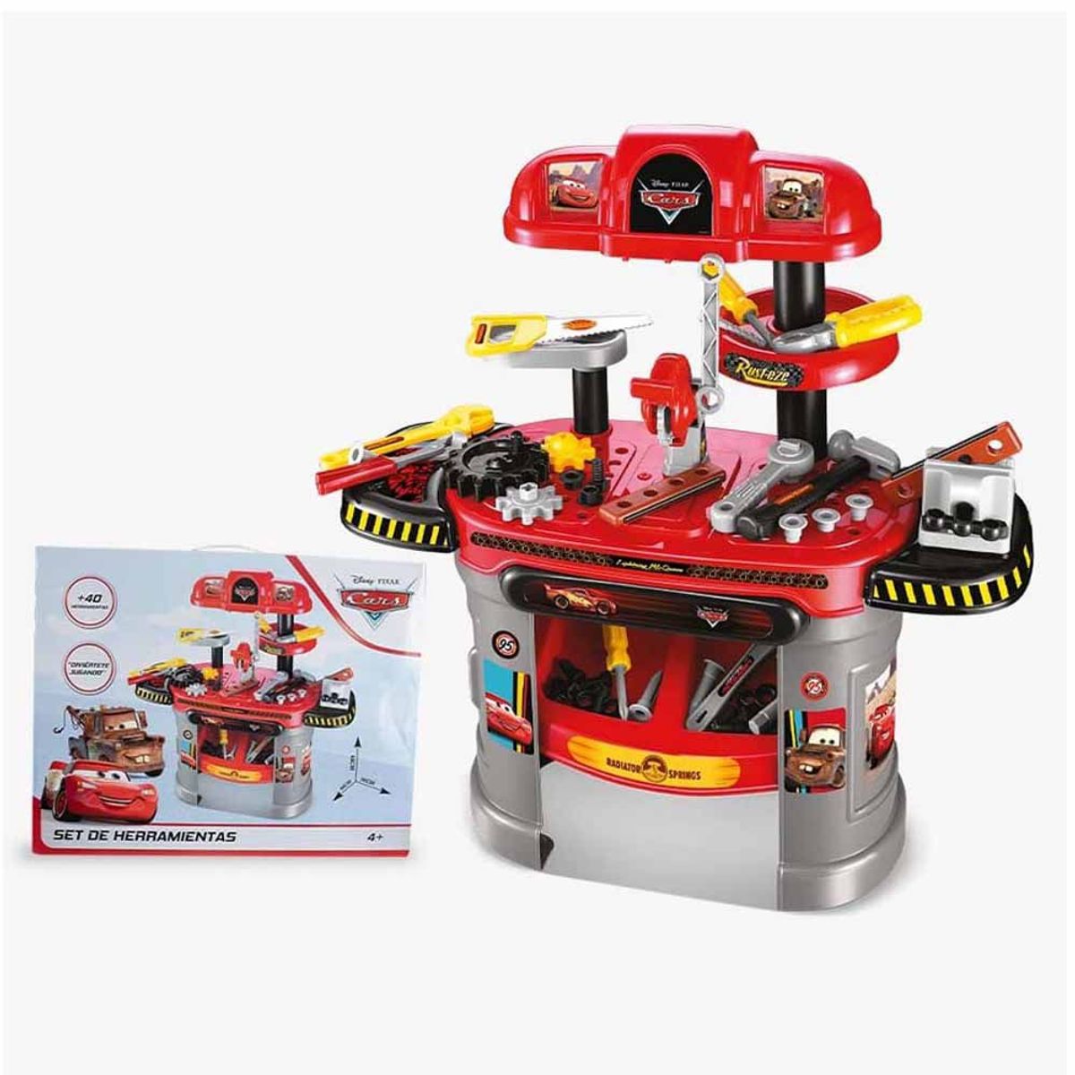 DISNEY - Set Taller Mecanico Y Herramientas - Cars