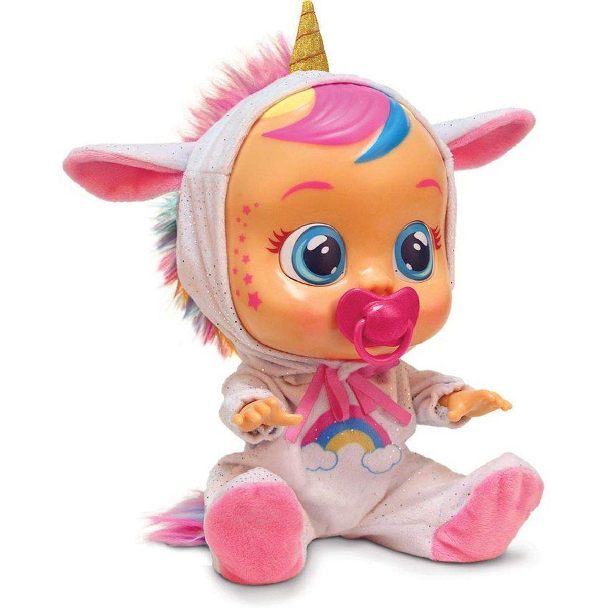 CRY BABIES - Muñecas cry babies unicornio lloran de verdad imc toys - dreamy