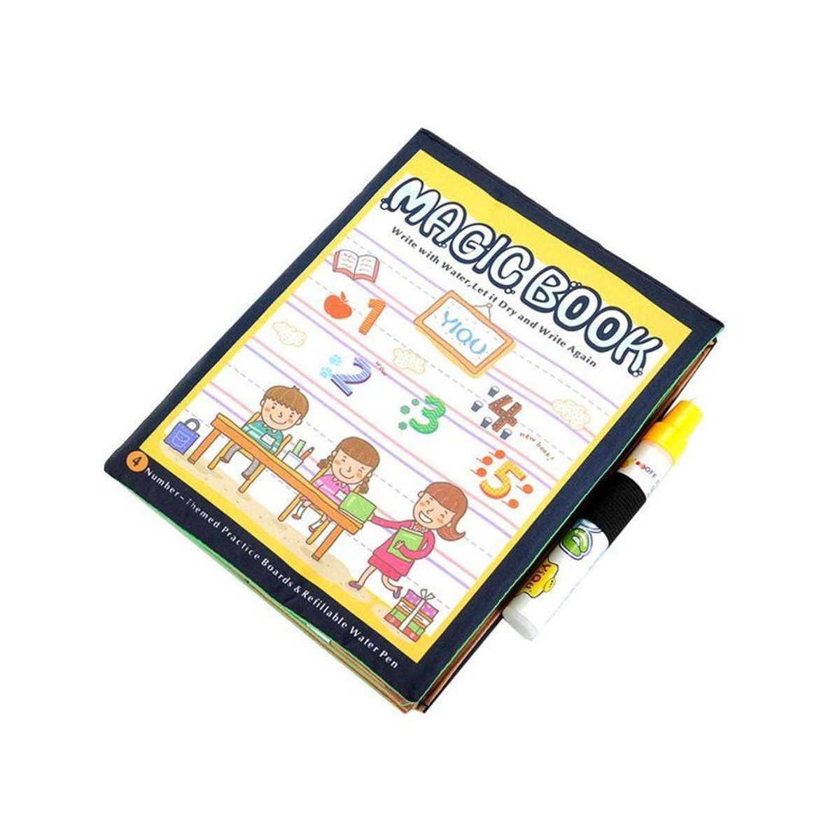GENERICO - Libro mágico dibujo en tela con lápiz de agua - multicolor