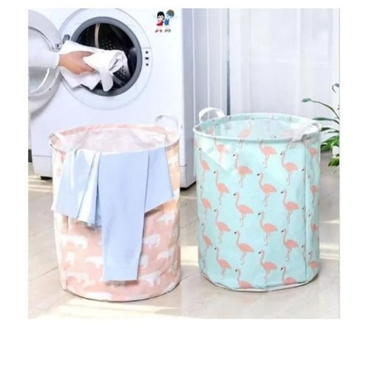 GENERICO - Cesta plegable para ropa sucia