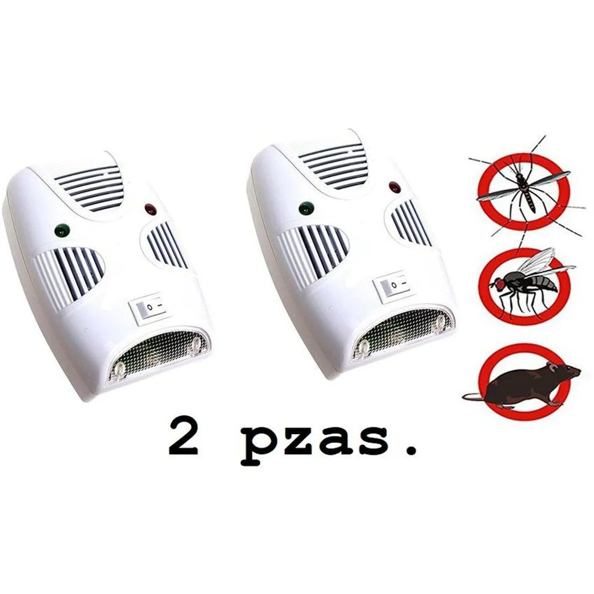 GENERICO - Pack dúo repelente portatil cucarachas ratas zancudos y plagas riddex