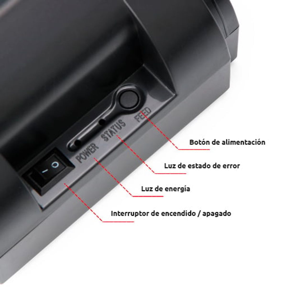 JPSYSTEMS - Impresora Térmica de tickets POS Escritorio 57mm 58mm USB Bluetooth
