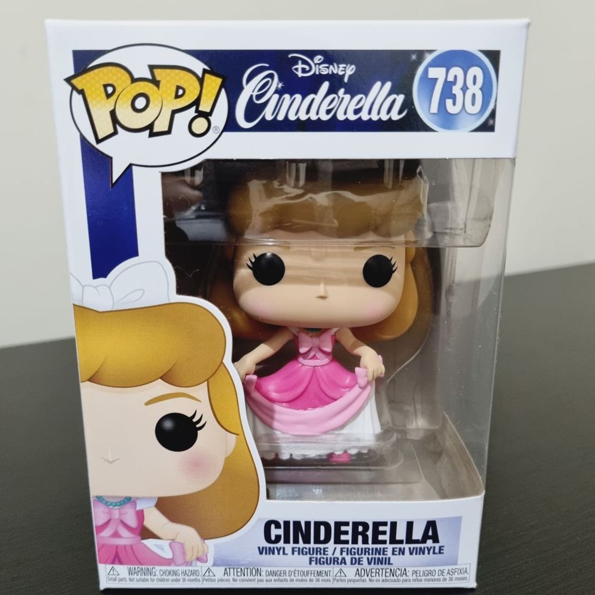 FUNKO - Funko Pop Cenicienta -Cinderella Pink Dress Disney princesas