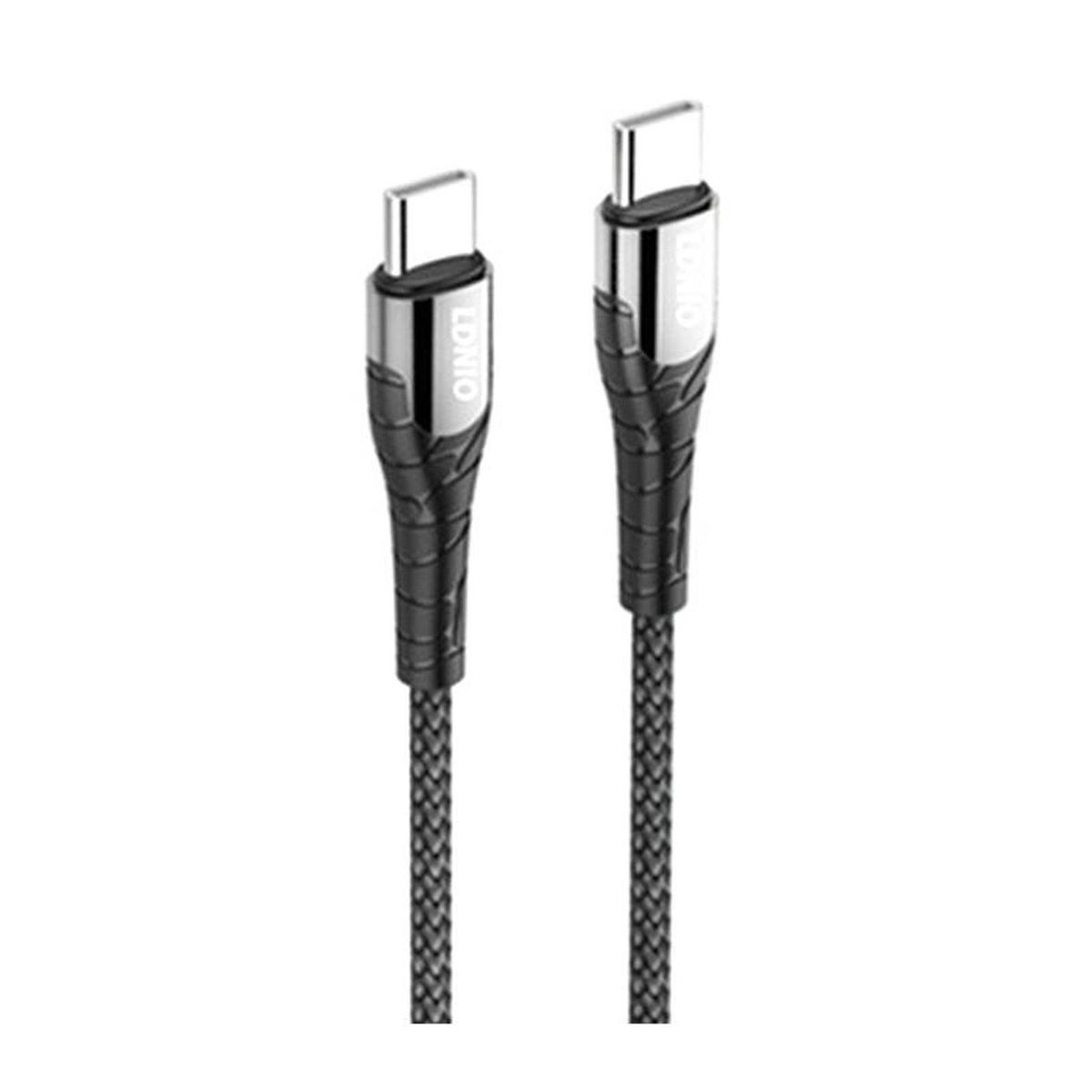 LDNIO - Cable USB-C a USB-C Para iPad MacBook De 2mt