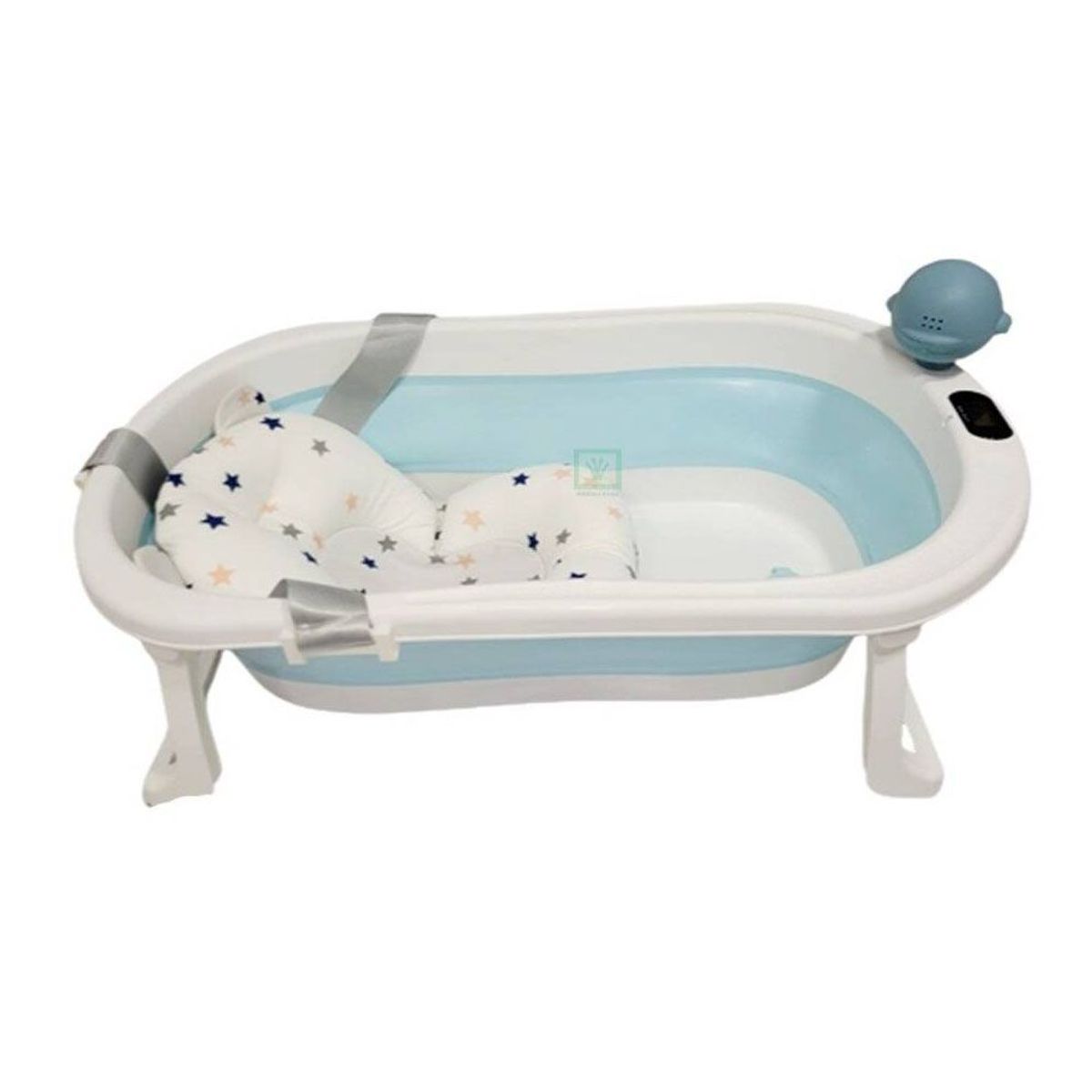 BABY KITS - Bañera Plegable JELLY Con Termostato Blue