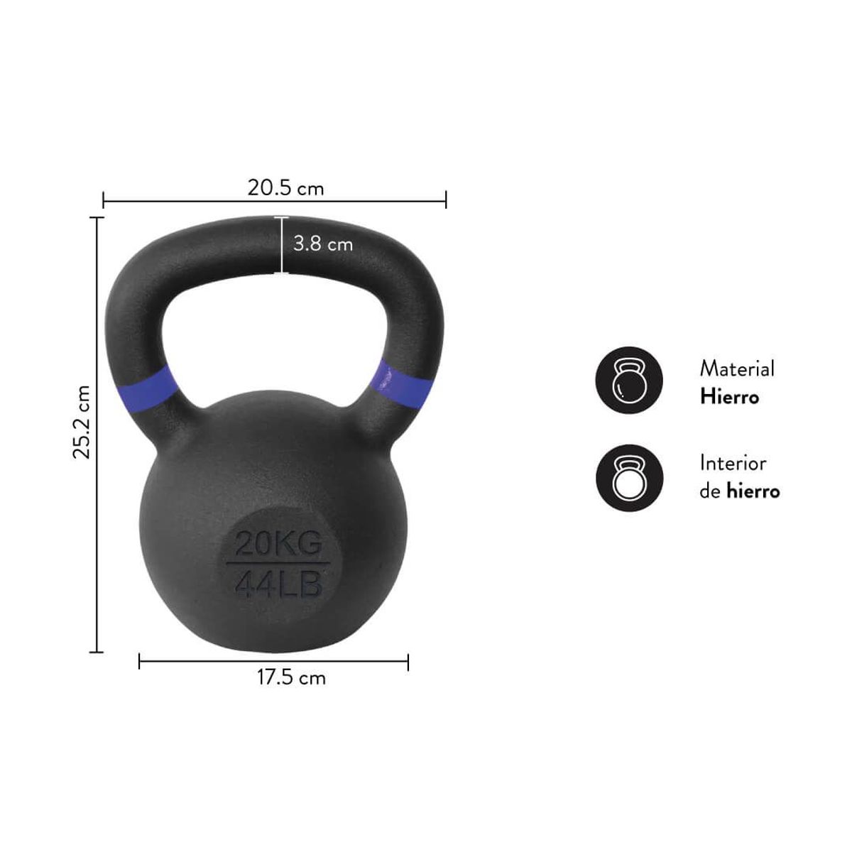 ULTIMATE FITNESS - Kettlebell Elite 20 kg