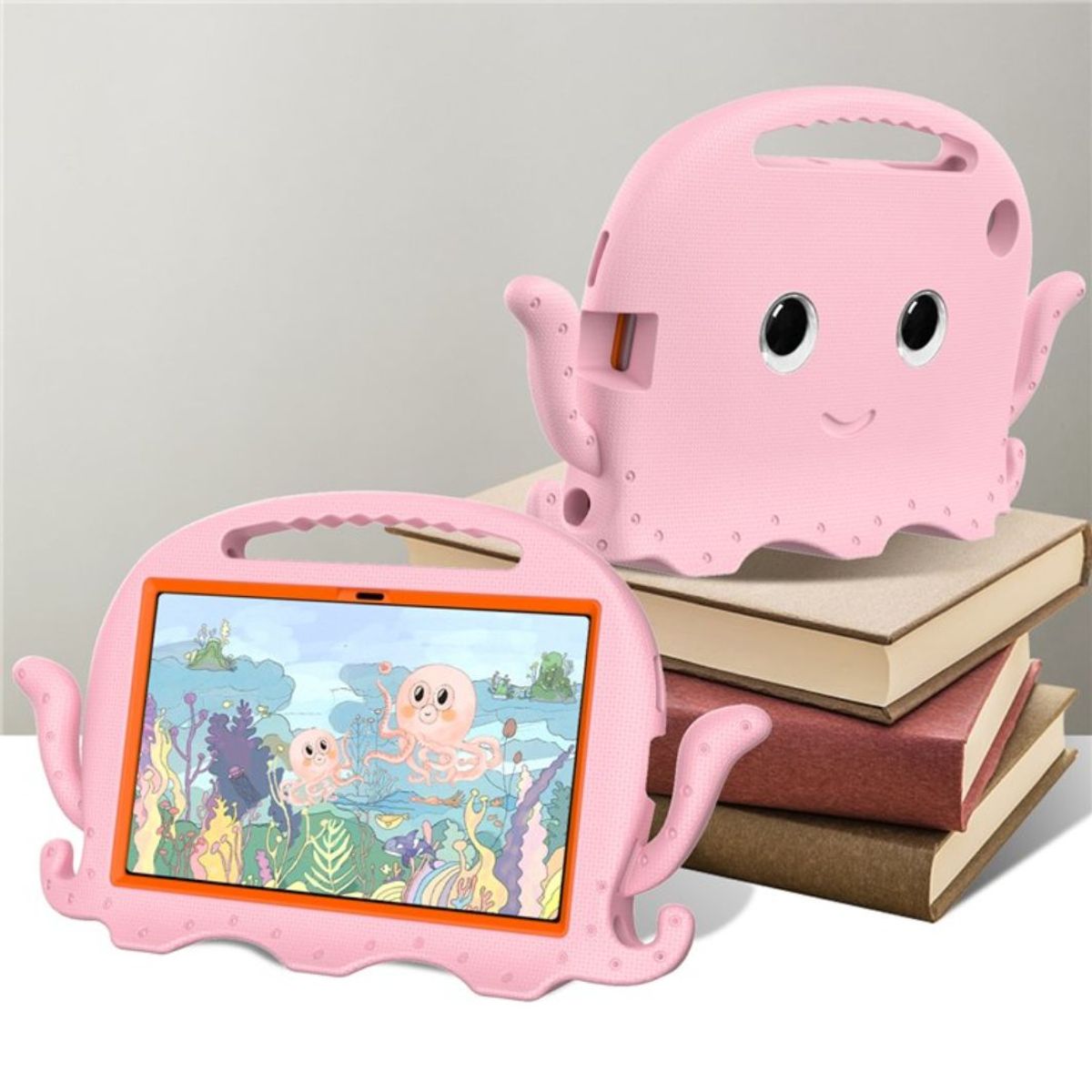 GENERICO - Funda de Goma con Diseño para Tablet Lenovo M10 Plus 3ra Gen Rosado