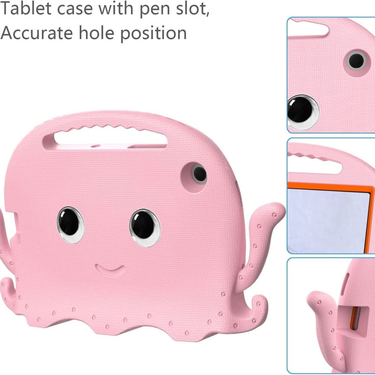 GENERICO - Funda de Goma con Diseño para Tablet Lenovo M10 Plus 3ra Gen Rosado