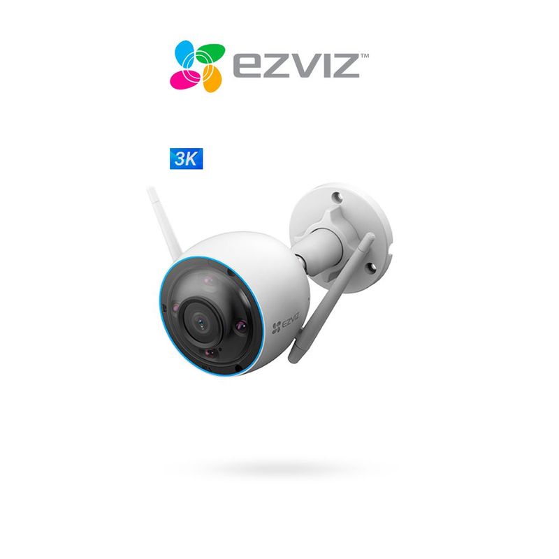 EZVIZ - Cámara de seguridad inalámbrica para exteriores WiFi H3 3K - Ezviz