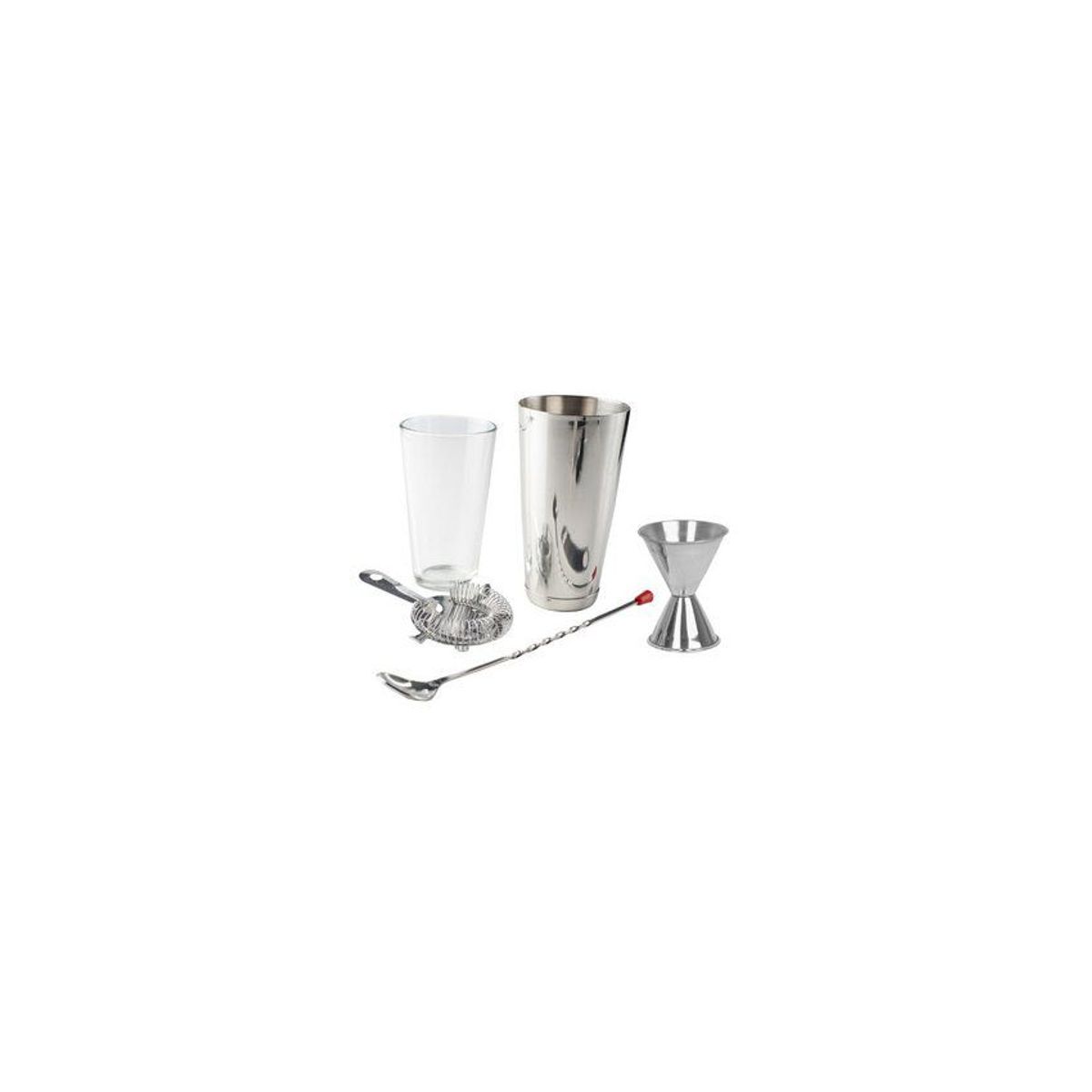WINCO - SET DE UTENSILIOS DE BAR DE ACERO INOXIDABLE