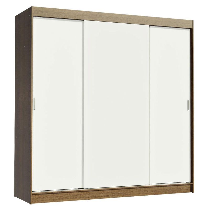 MADESA - Ropero Reno 3 Puertas Corredizas 4 Cajones