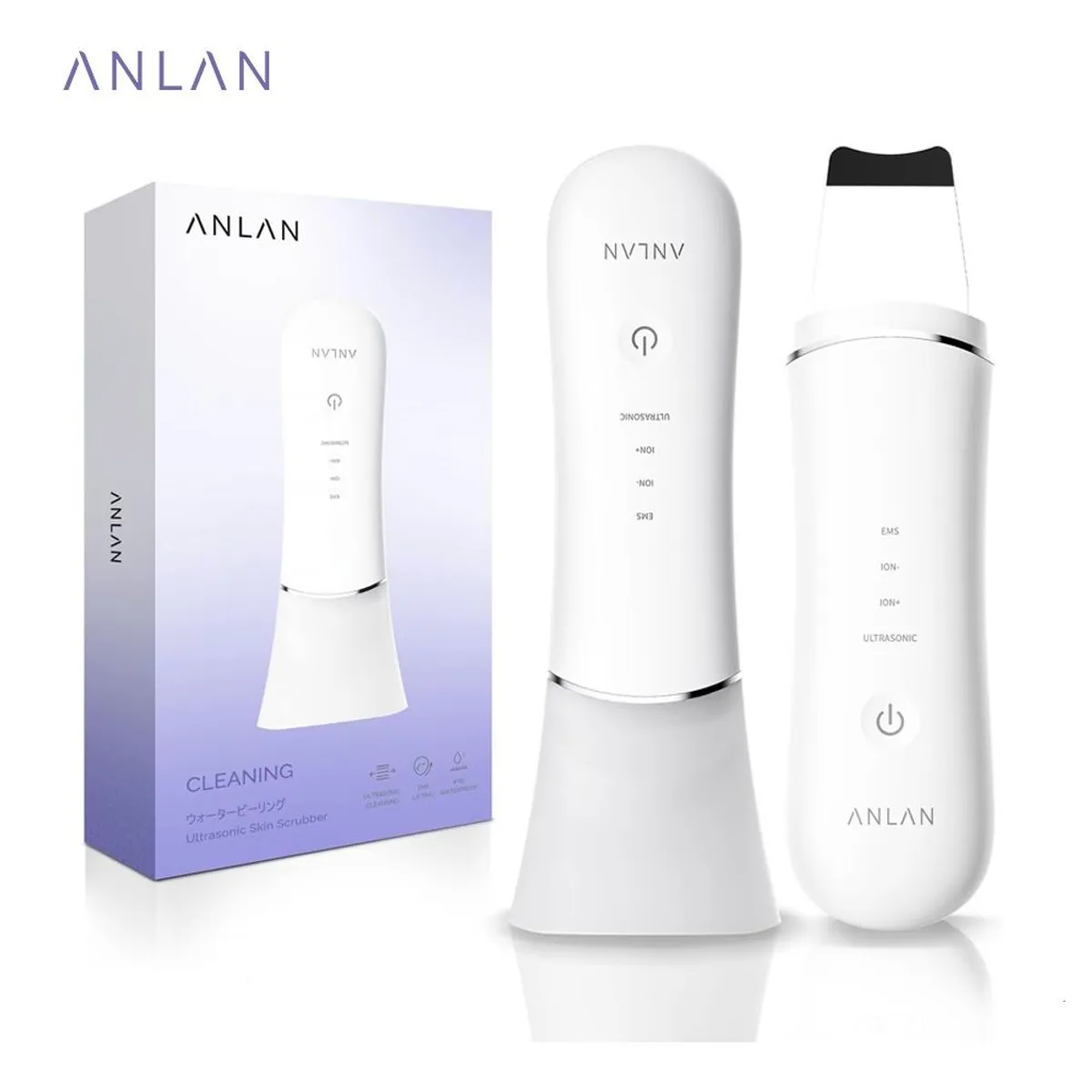 ANLAN - Espátula paleta limpieza facial profunda depurador piel