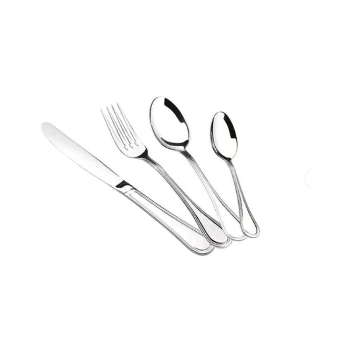GENERICO - Set de cubiertos de acero inoxidable