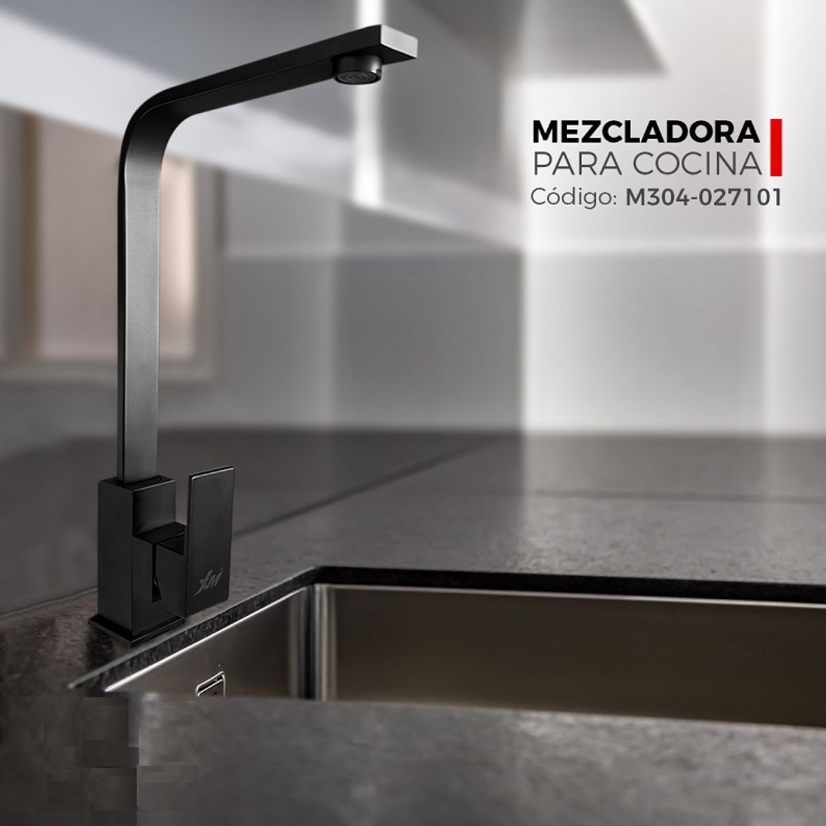 XM - MEZCLADORA PARA COCINA NEGRO M304-027101