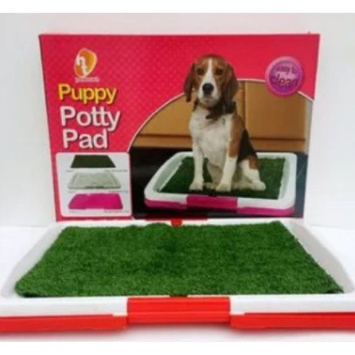 GENERICO - Baño ecologico para mascotas  con cesped 63x48 grande