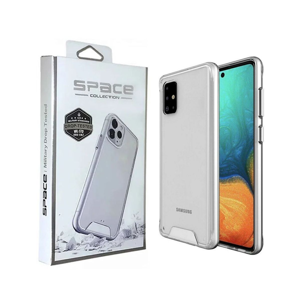 SPACE - Case Space Anticaida Samsung A71 Transparente