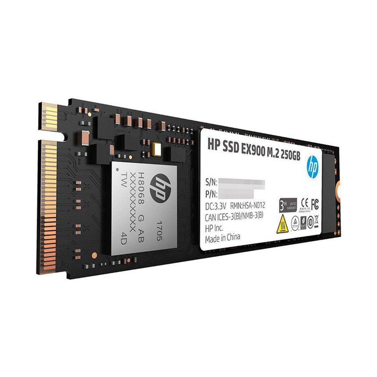HP - Disco solido hp ex900 250gb m.2 2280 nvme pcie gen 3 2100mb