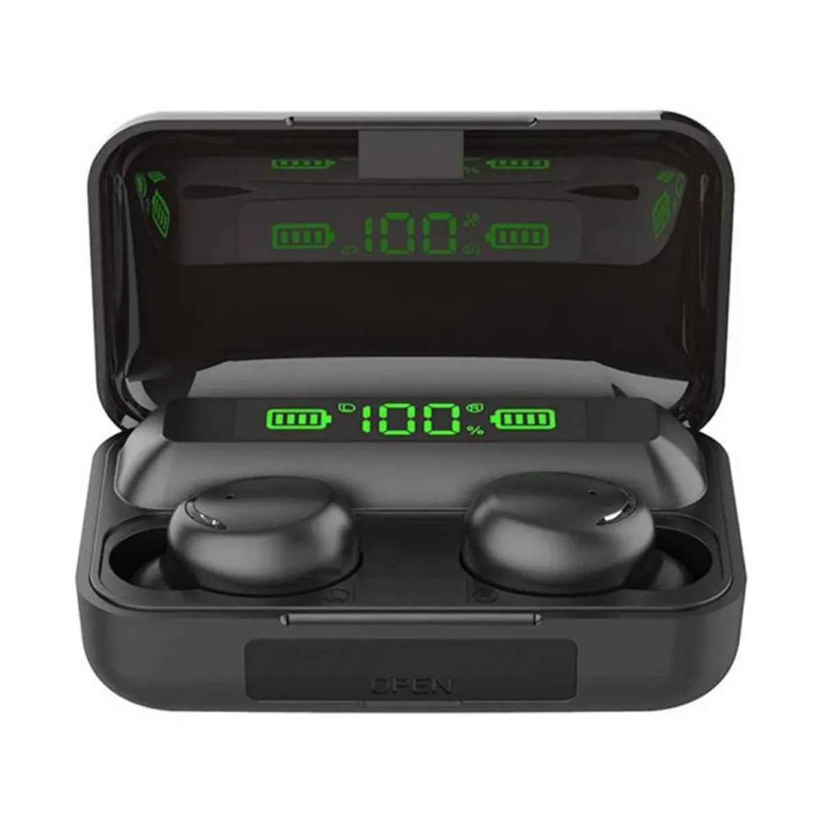 GENERICO - Audifonos bluetooth inalambricos tactil f9 pro con power bank