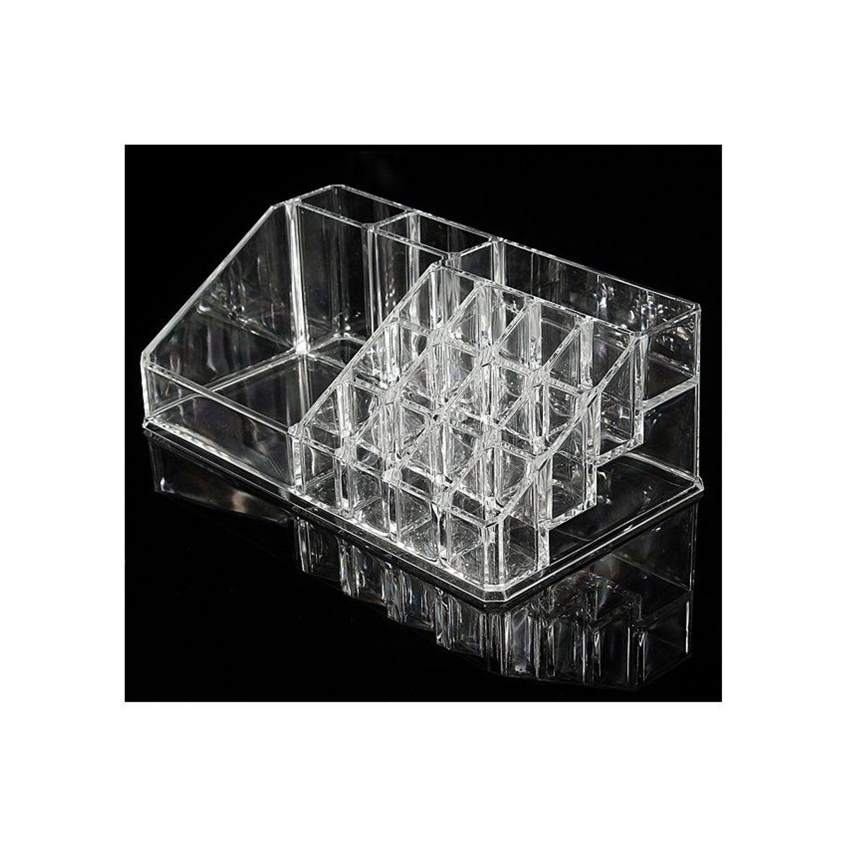 GENERICO - Organizador acrilico de maquillaje compartimientos