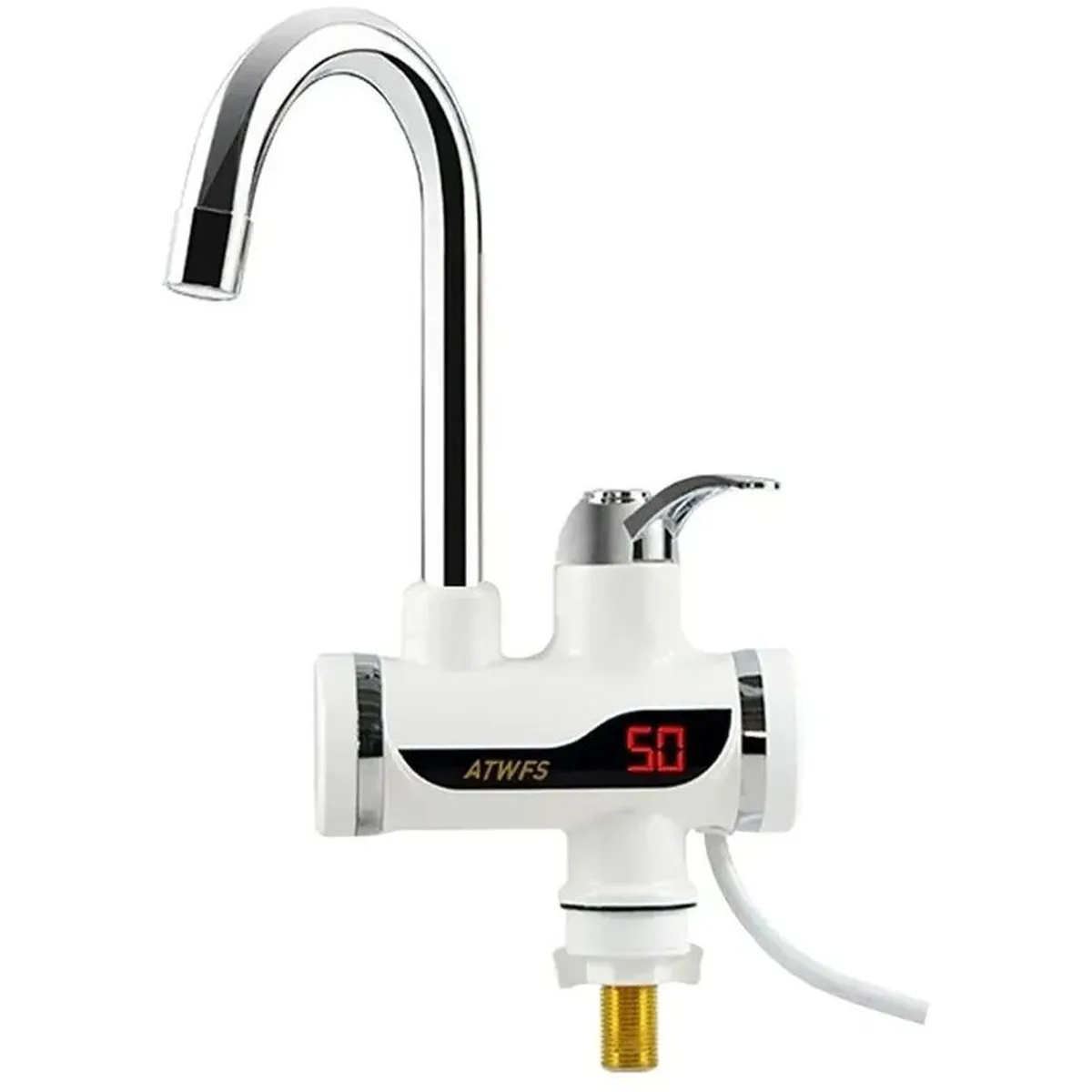 GENERICO - Caño grifo eléctrico calentador de agua instantáneo y pantalla digital