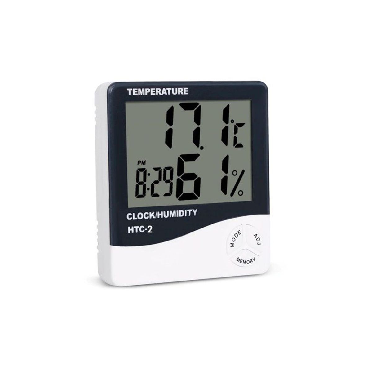 GENERICO - Medidor de humedad digital termometro higrometro de temperatura htc 2