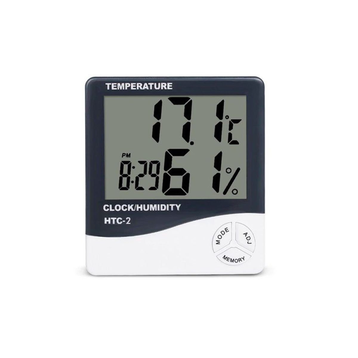 GENERICO - Medidor de humedad digital termometro higrometro de temperatura htc 2