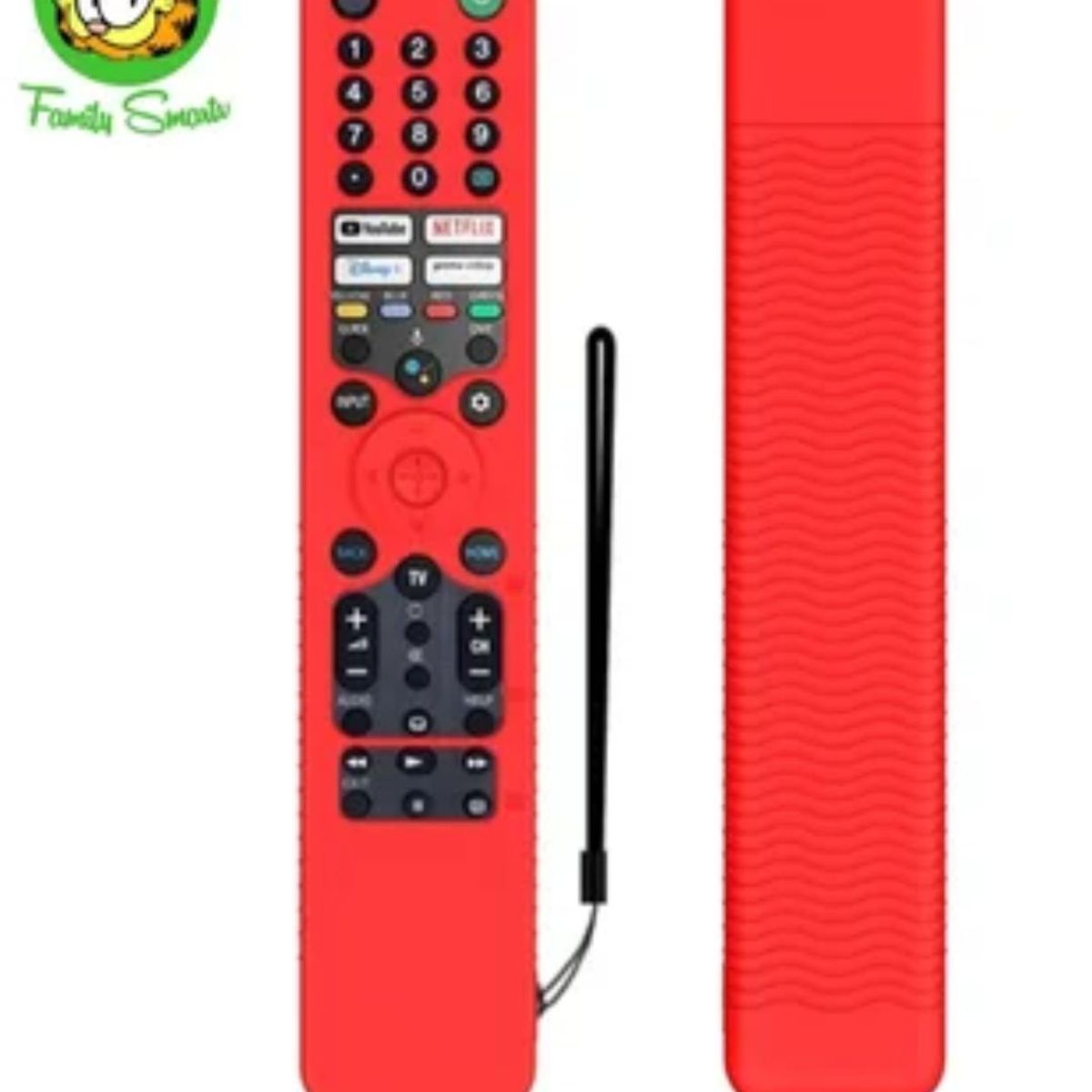 UNIVERSAL - Funda de silicona para Control Remoto Sony RMF-TX520U Rojo