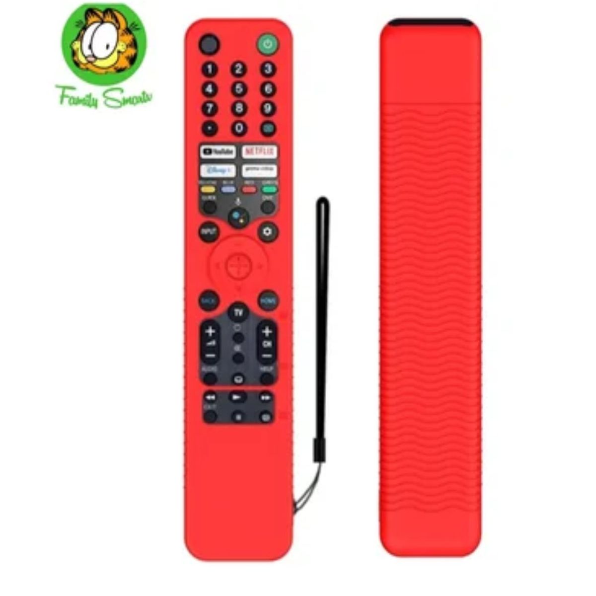 UNIVERSAL - Funda de silicona para Control Remoto Sony RMF-TX520U Rojo