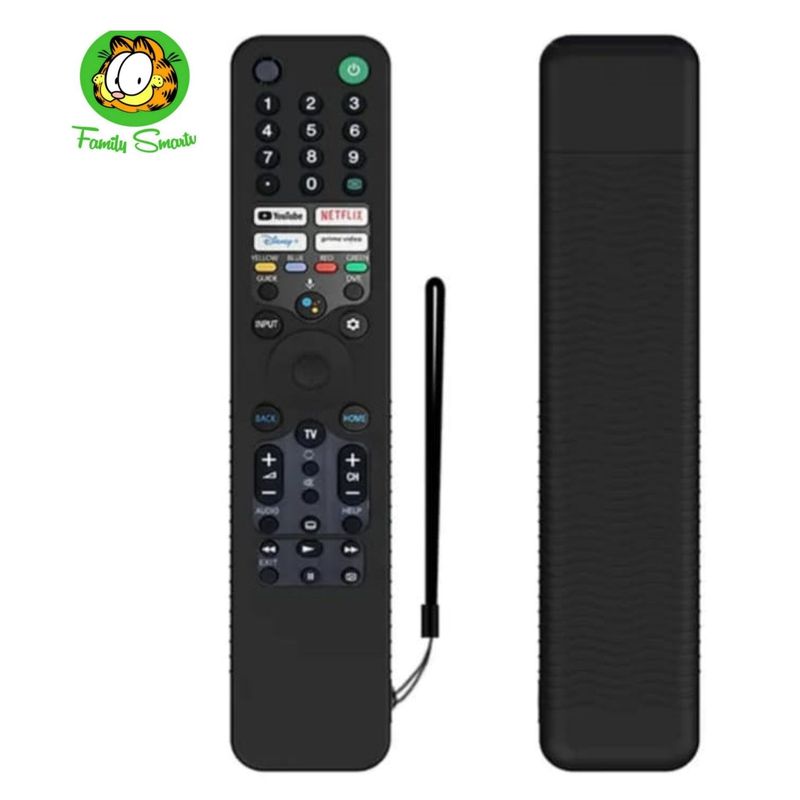 GENERICO - Funda Generica de silicona para Control Remoto Sony RMF-TX520U Negro
