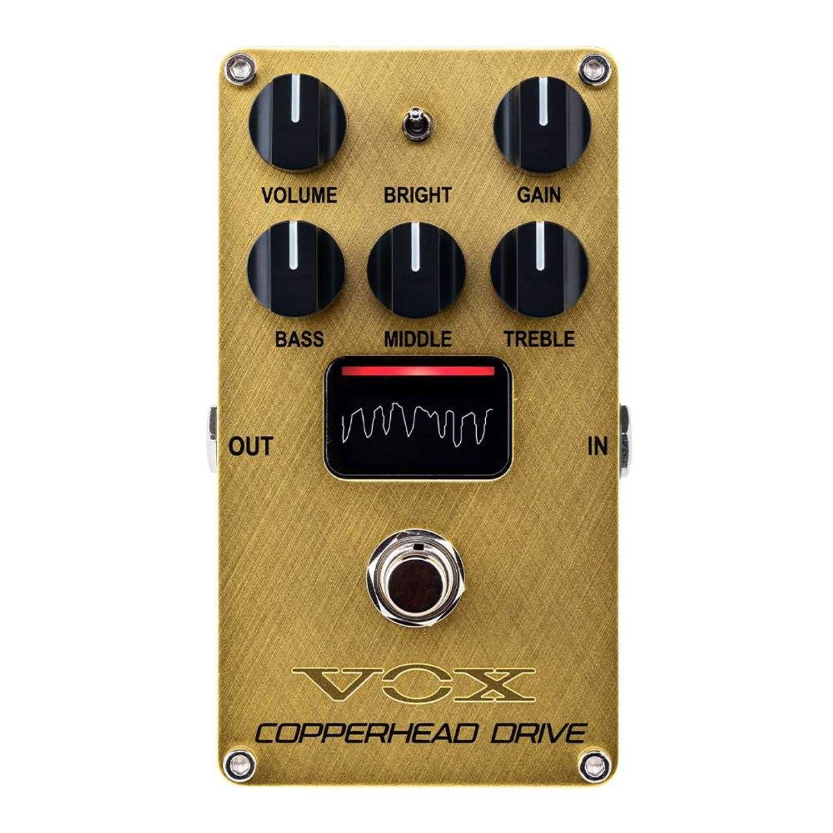 VOX - Pedal Analógico - VOX - COPPERHEAD DRIVE - VE-CD - Amarillo