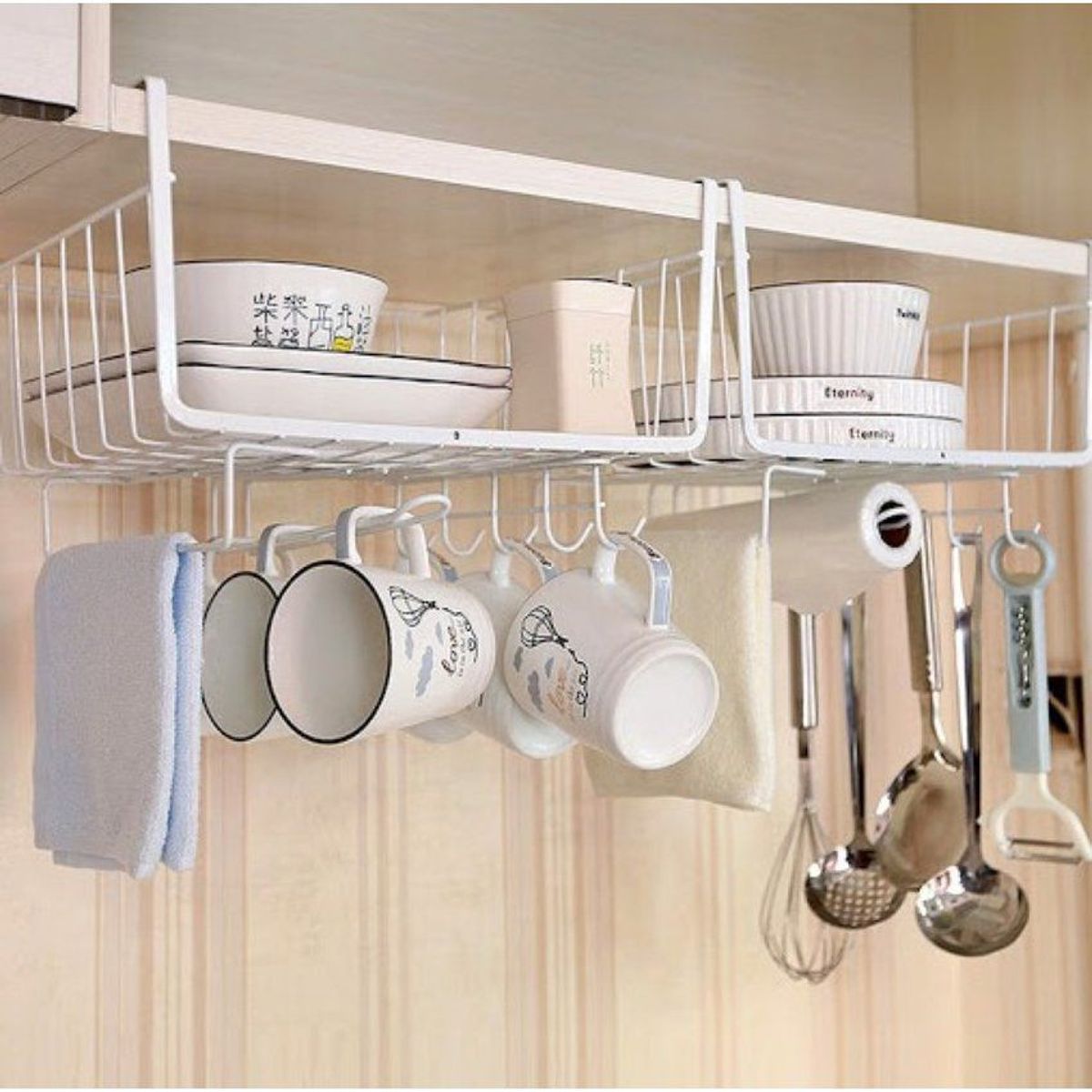 GENERICO - Cesto de almacenamiento multifuncional 4 en 1 para cocina ,dormitorio