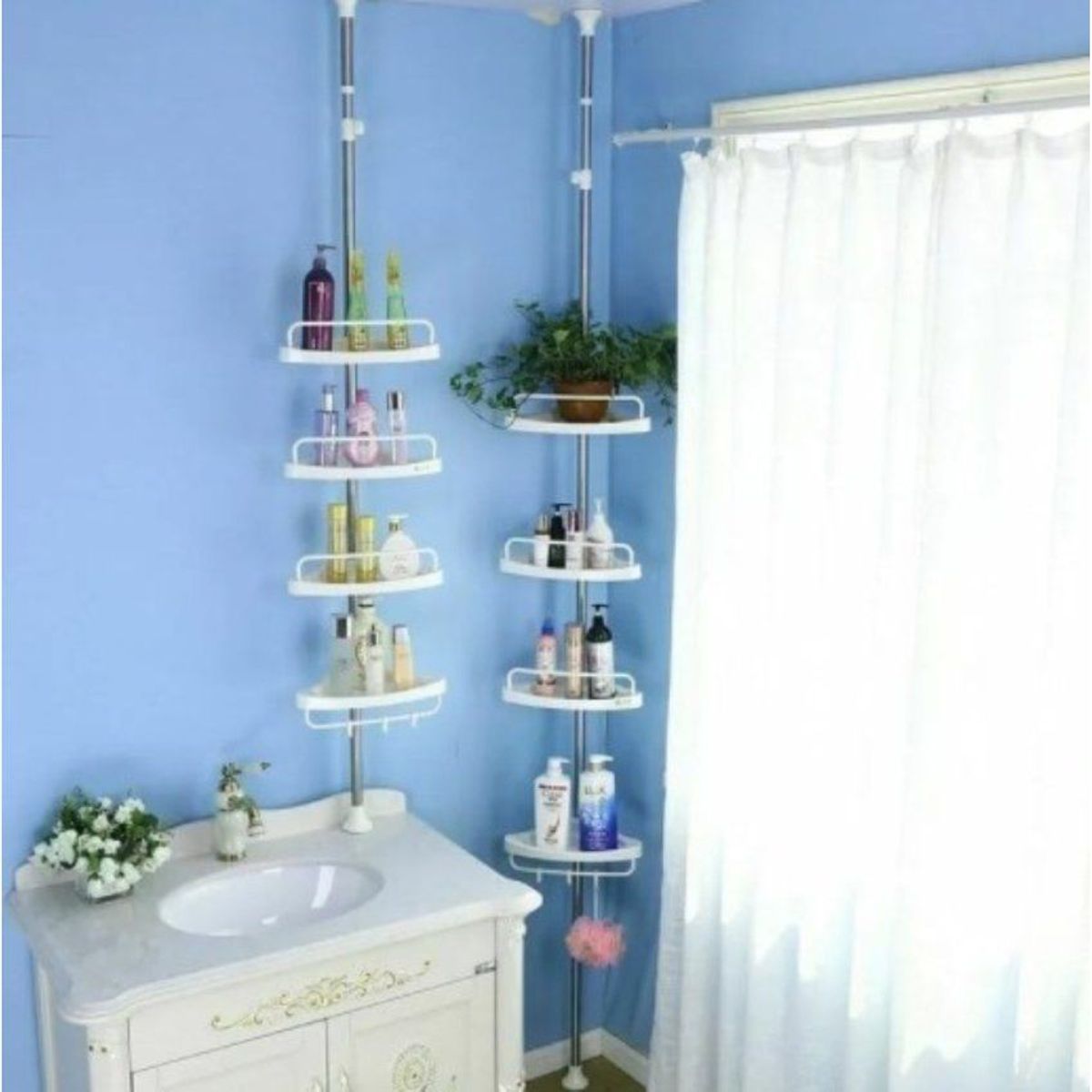 GENERICO - Estante  esquinero para ducha  de baño calidad