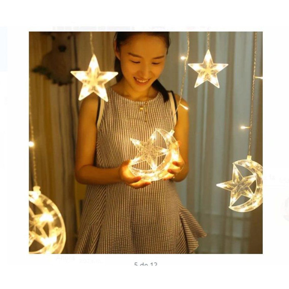 GENERICO - Cascada de luces led  navidad de calidad