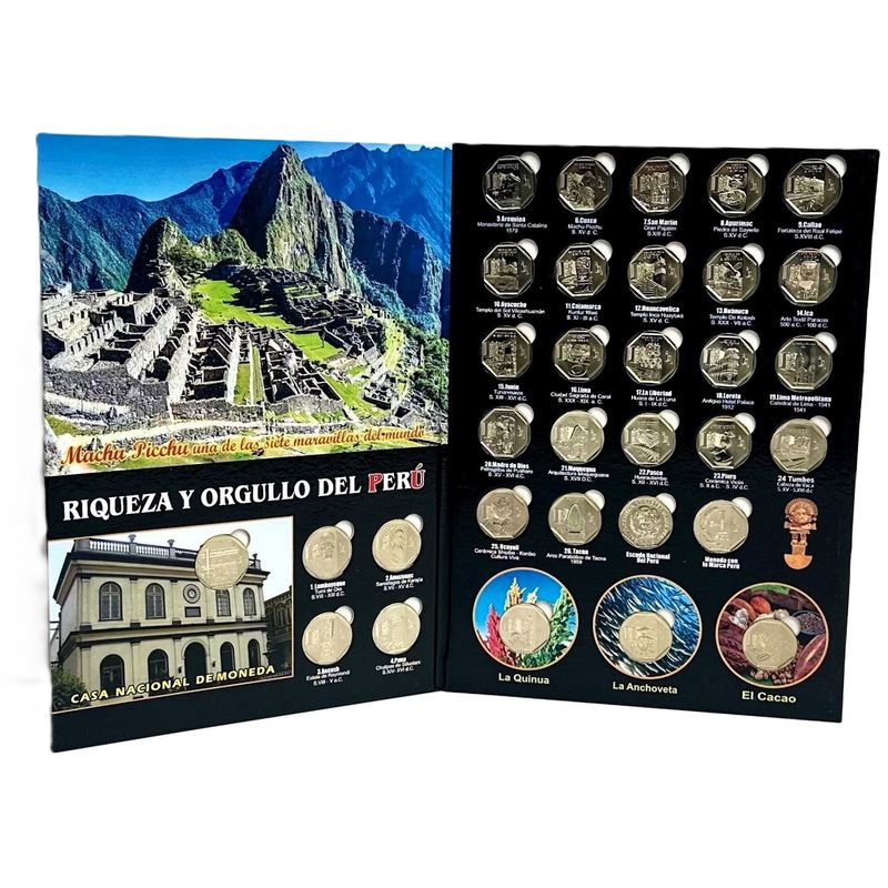 PERU - Monedas de colección - riqueza y orgullo del perú