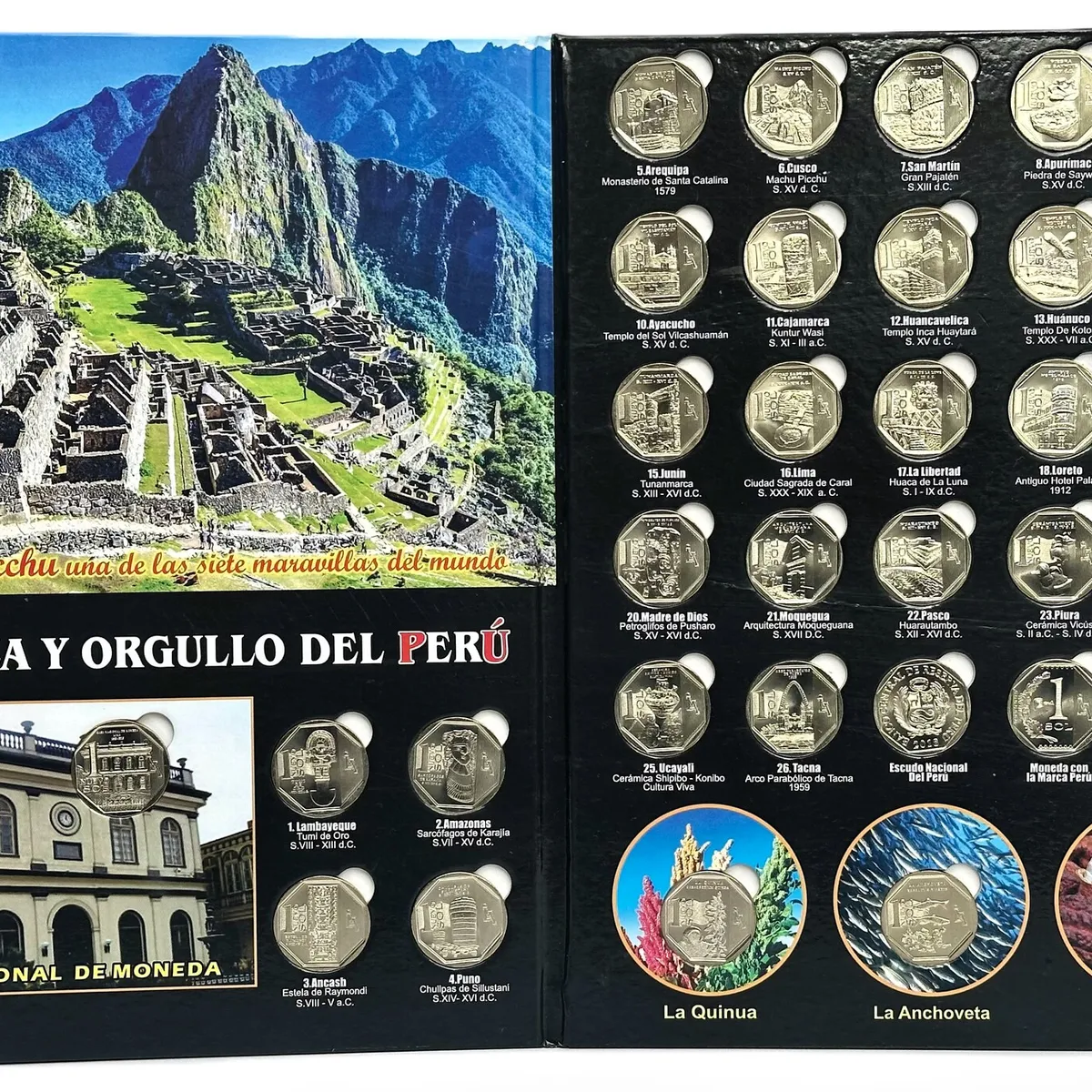 PERU - Monedas de colección - riqueza y orgullo del perú