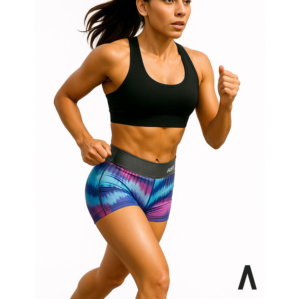 AGO ACTIVEWEAR - Short con pantaloneta rainbow