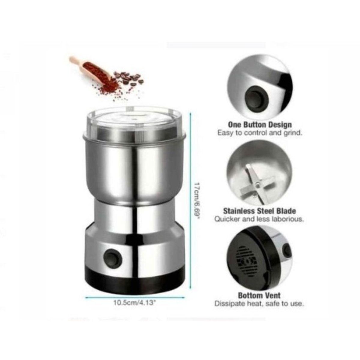 GENERICO - Moledor electrico de granos y café