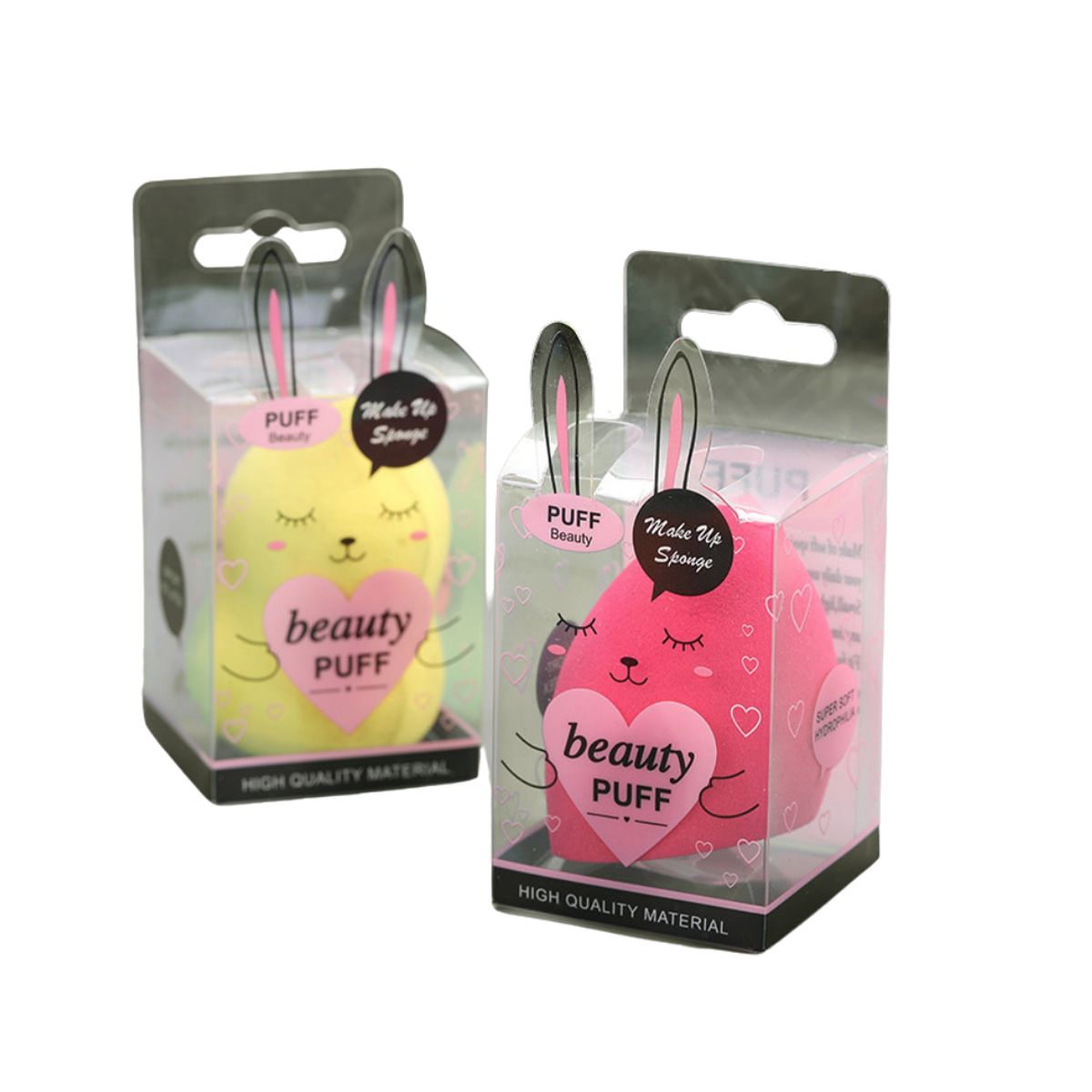 GENERICO - Esponja de maquillaje beauty blender Suave Bunny