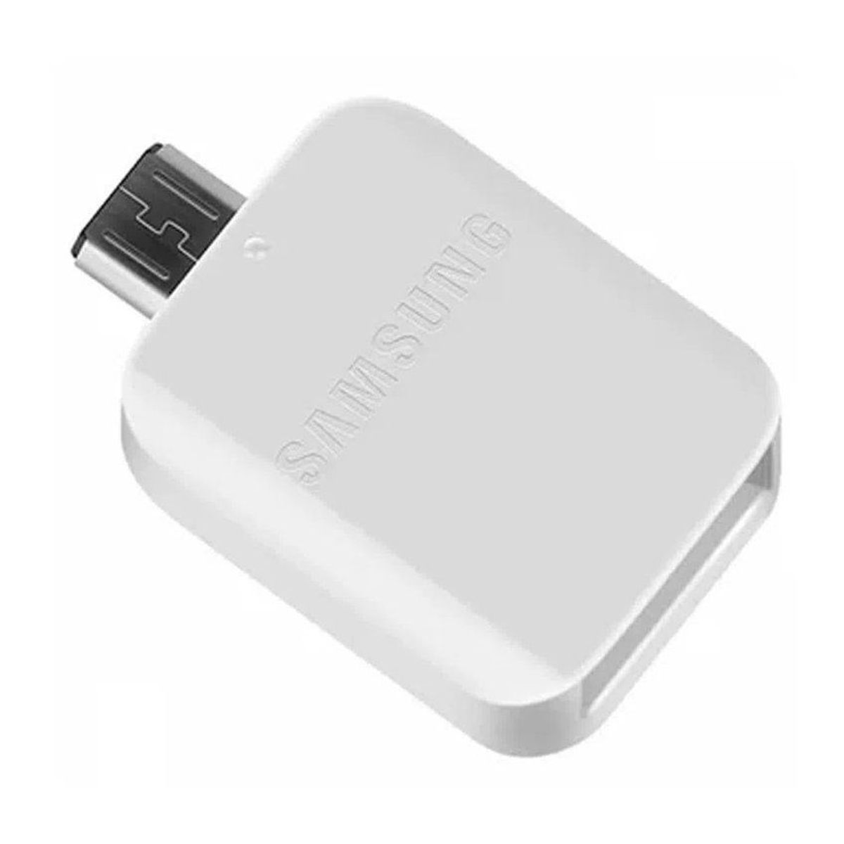 SAMSUNG - Adaptador otg v8 a usb samsung galaxy s6 s7 original - blanco