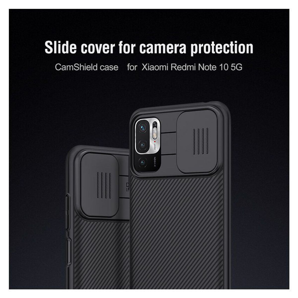 NILLKIN - Case nillkin camshield para xiaomi  poco m3 pro- negro