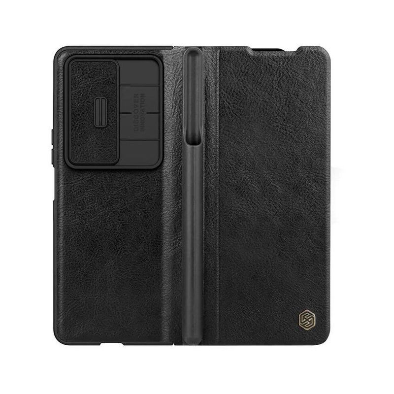 NILLKIN - Case nillkin camshield qin pro leather para samsung z fold 4 - negro