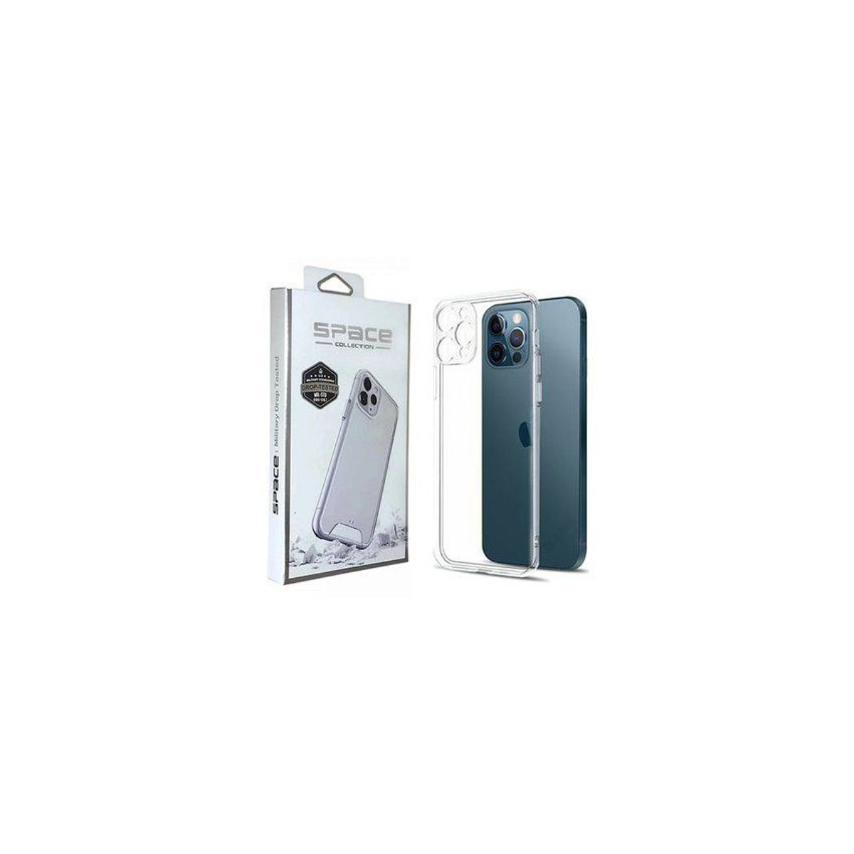 CASE - Case funda space para iphone 13 pro protector de camara - transparente