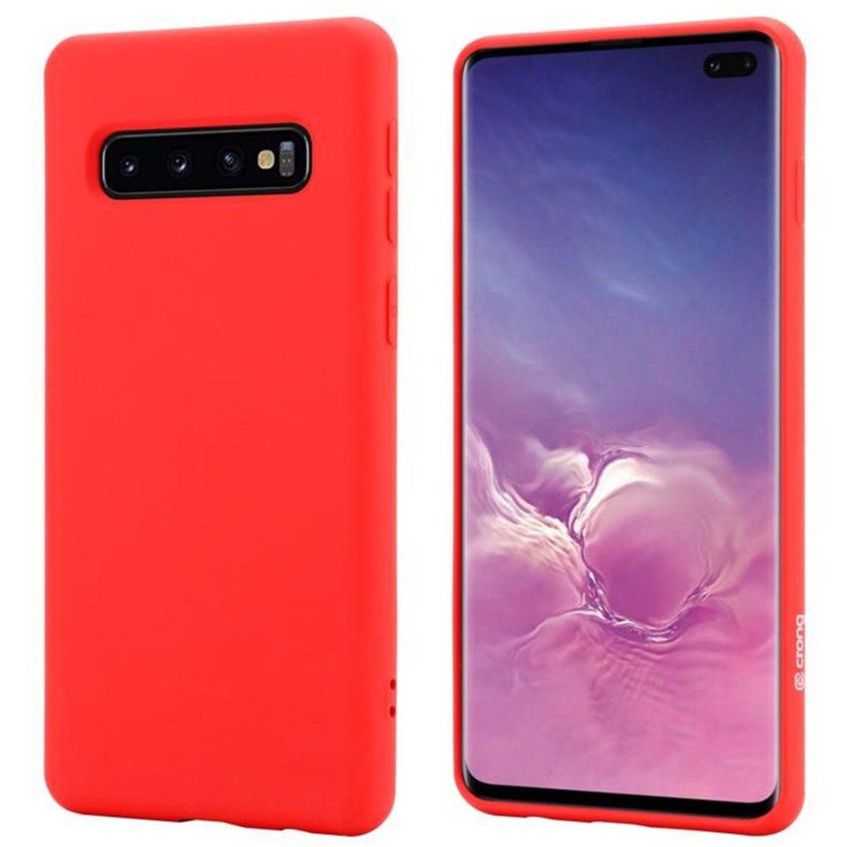 CASE - Case samsung s10 plus soft feeling rojo