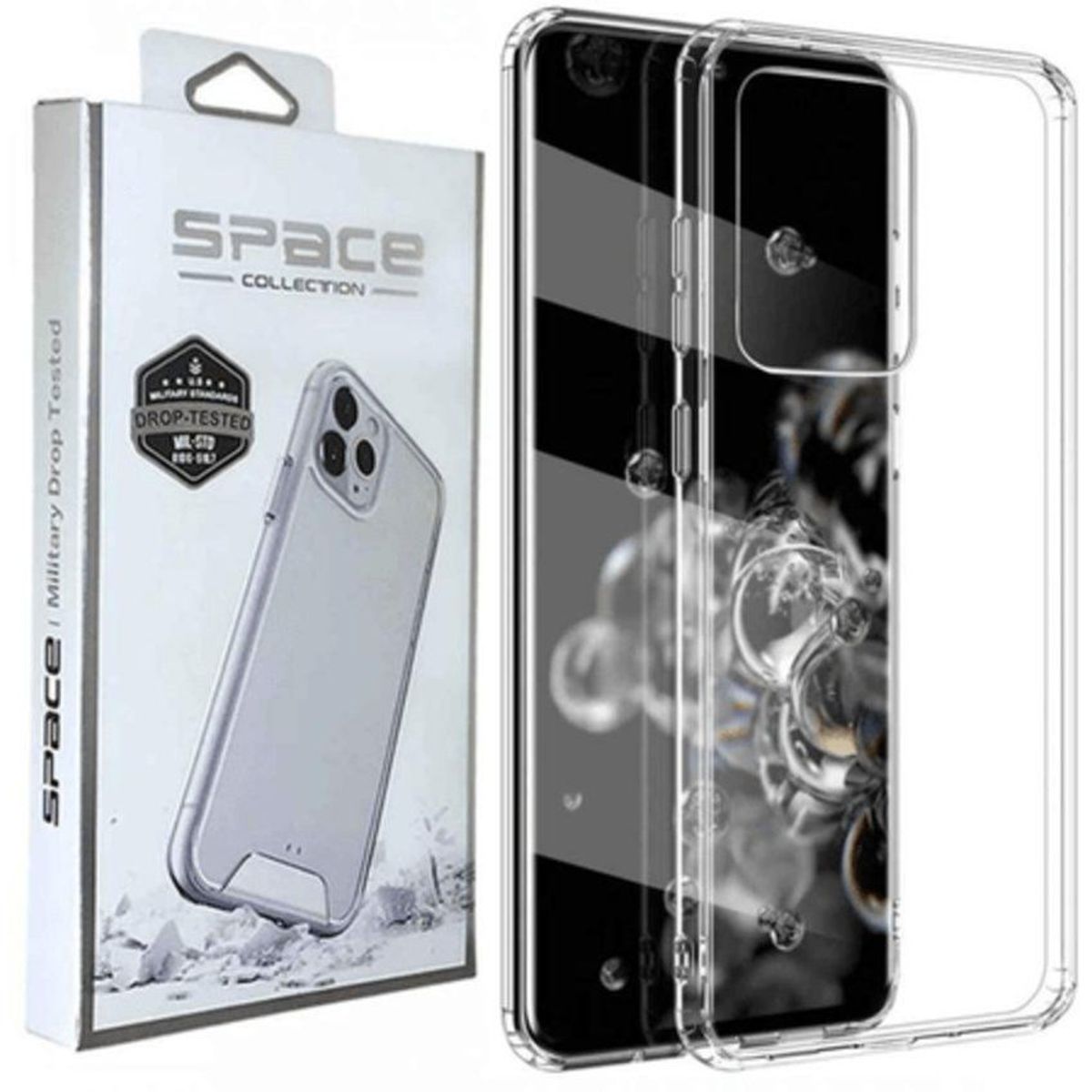 CASE - Funda case space anticaida samsung s21 ultra - transparente