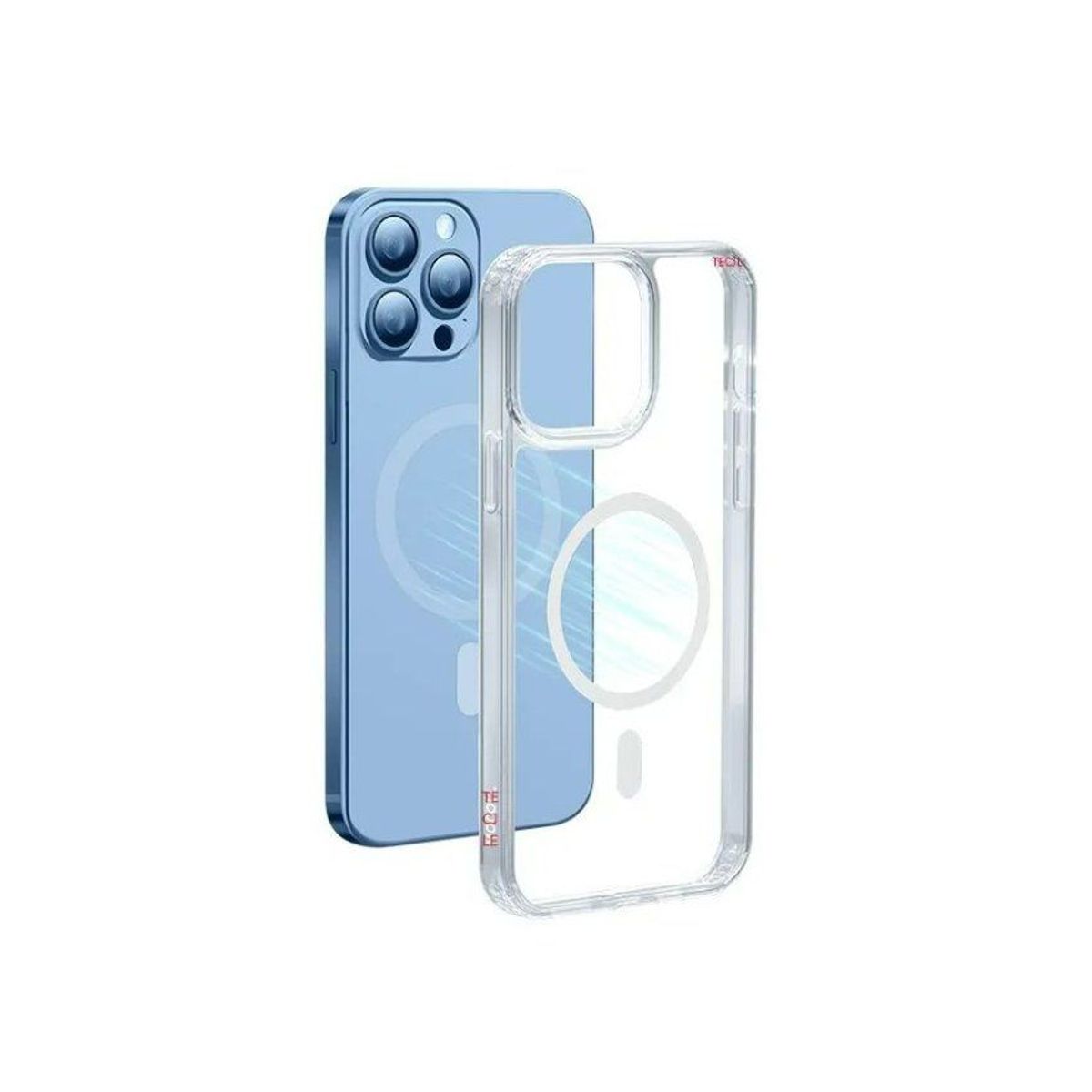 NILLKIN - Case nillkin magsafe para iphone 14 pro max transparente