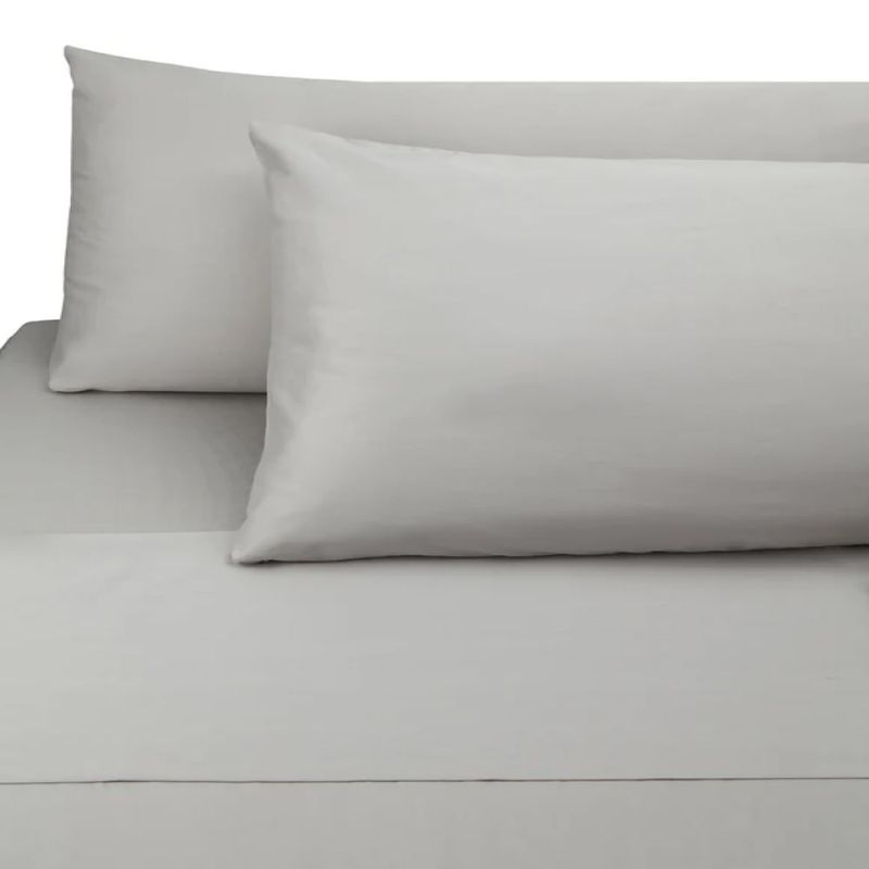 GENERICO - Sabana de cama 400 Hilos Percale 1.5 Plaza Silver - SaviHome