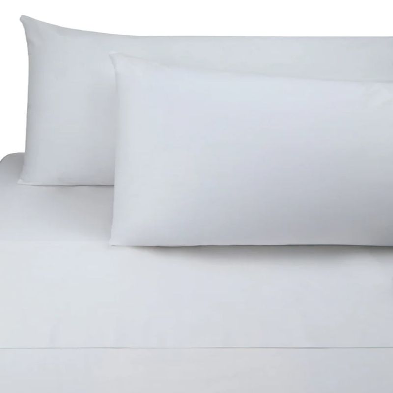 GENERICO - Sabana de cama 400 Hilos Percale 1.5 Plaza Blanco - SaviHome