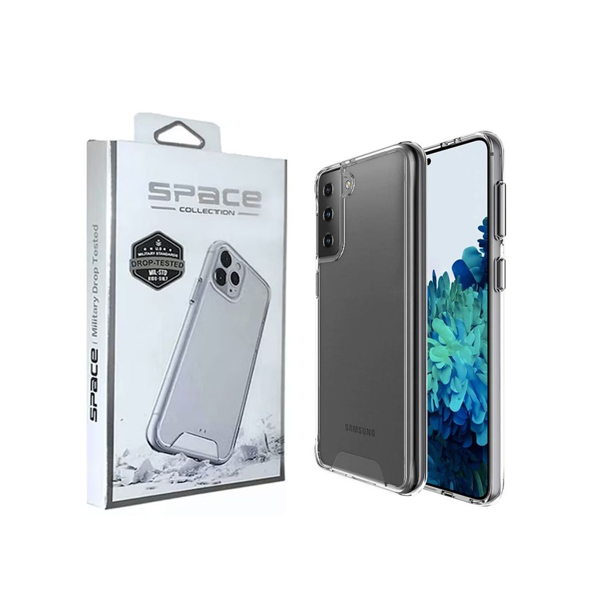 SPACE - Case Space Anticaida Samsung S21 Plus Transparente