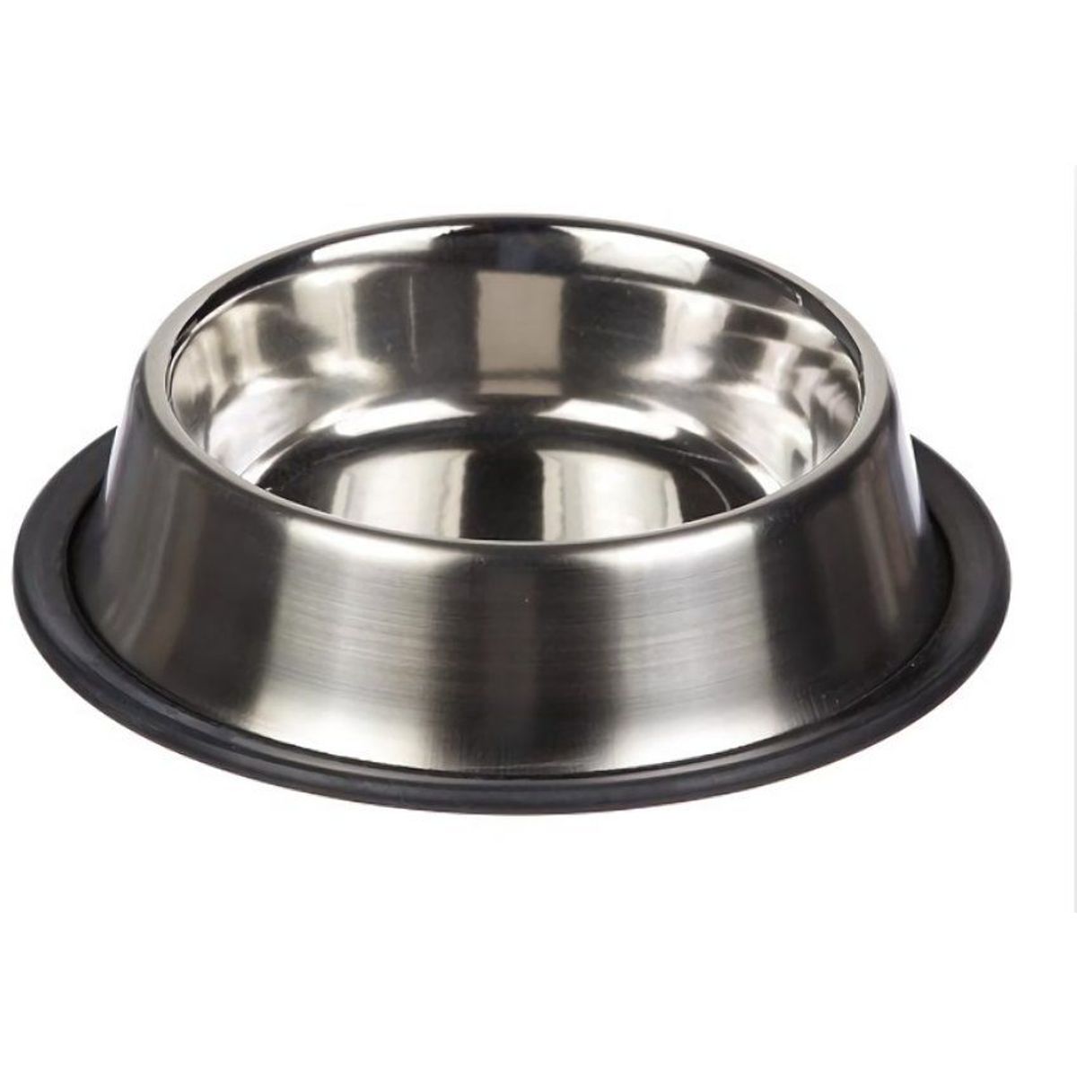 GENERICO - Plato para perros y gatos de acero inoxidable chico # 1