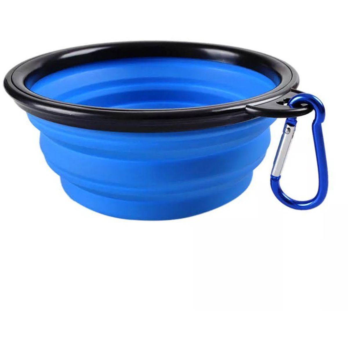 GENERICO - Plato portatil plegable para mascota - azul